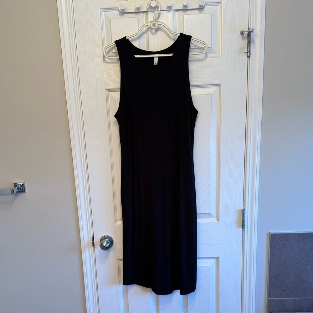 Gentle Fawn - Fitted Midi Tank Dress - XL